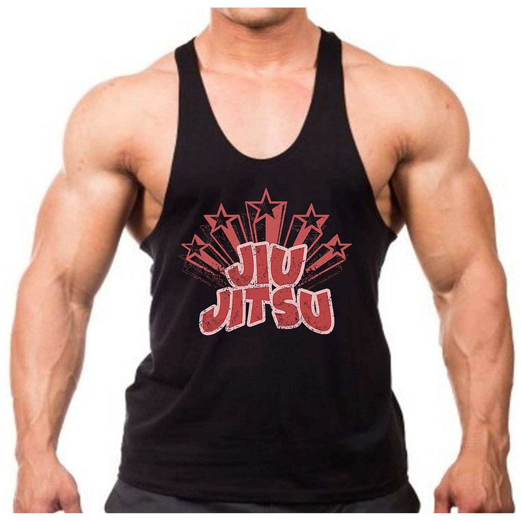 Mens Comic Jiu Jitsu KT T29 Black Sleeveless Vest Hoodie Mens Comic Jiu Jitsu KT T29 Black Sleeveless Vest Hoodie